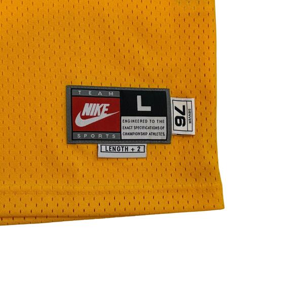 Vtg Denver Nuggets Carmelo Anthony #15 Jersey Mens Large Yellow Nike +2 Length - Picture 5 of 10